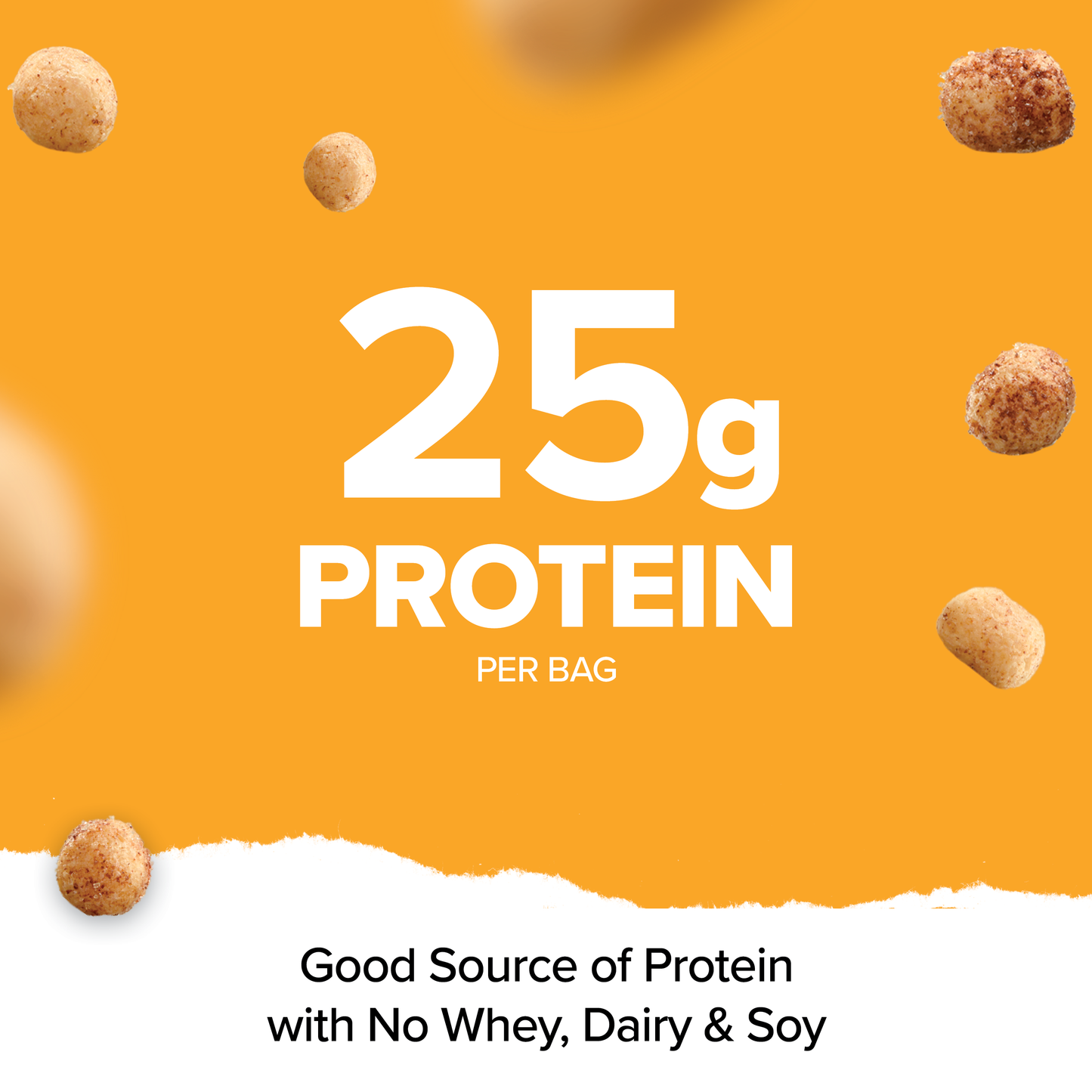 Protein Puffs Cinnamon Sugar 2.5 Servings Pack