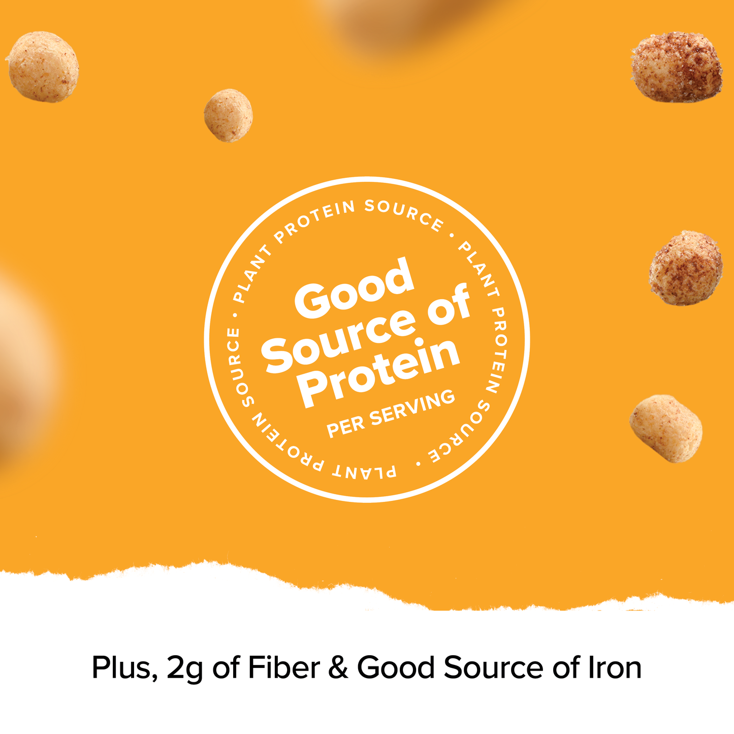 Protein Puffs Cinnamon Sugar 2.5 Servings Pack