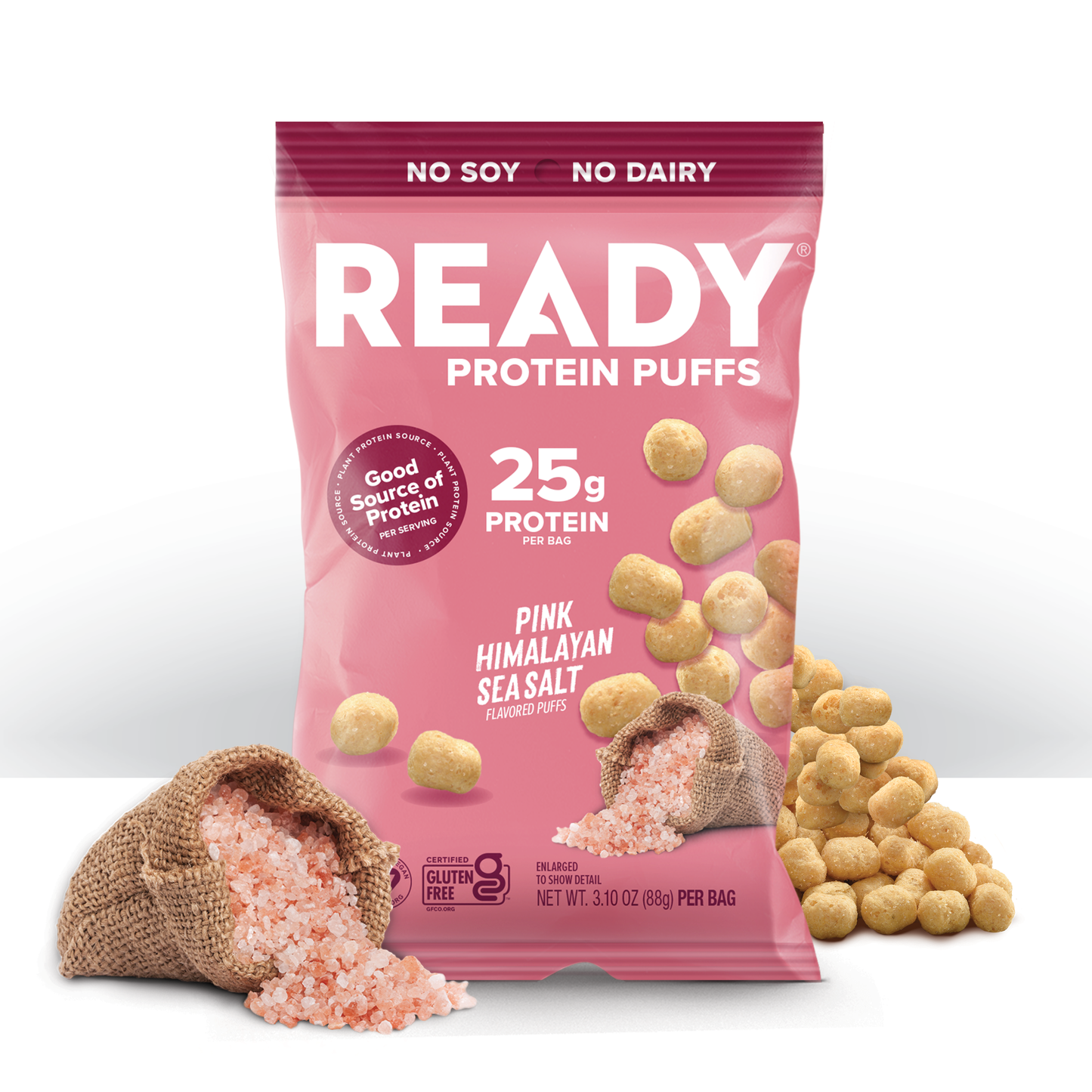 Protein Puffs Pink Himalayan Sea Salt 2.5 Servings Pack
