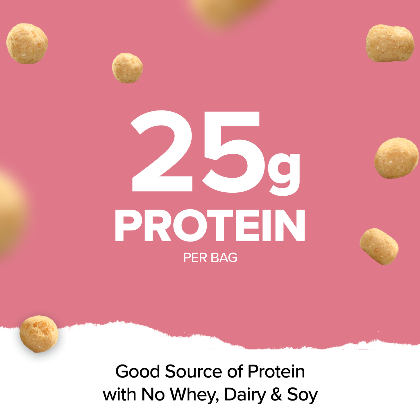 Protein Puffs Pink Himalayan Sea Salt 2.5 Servings Pack
