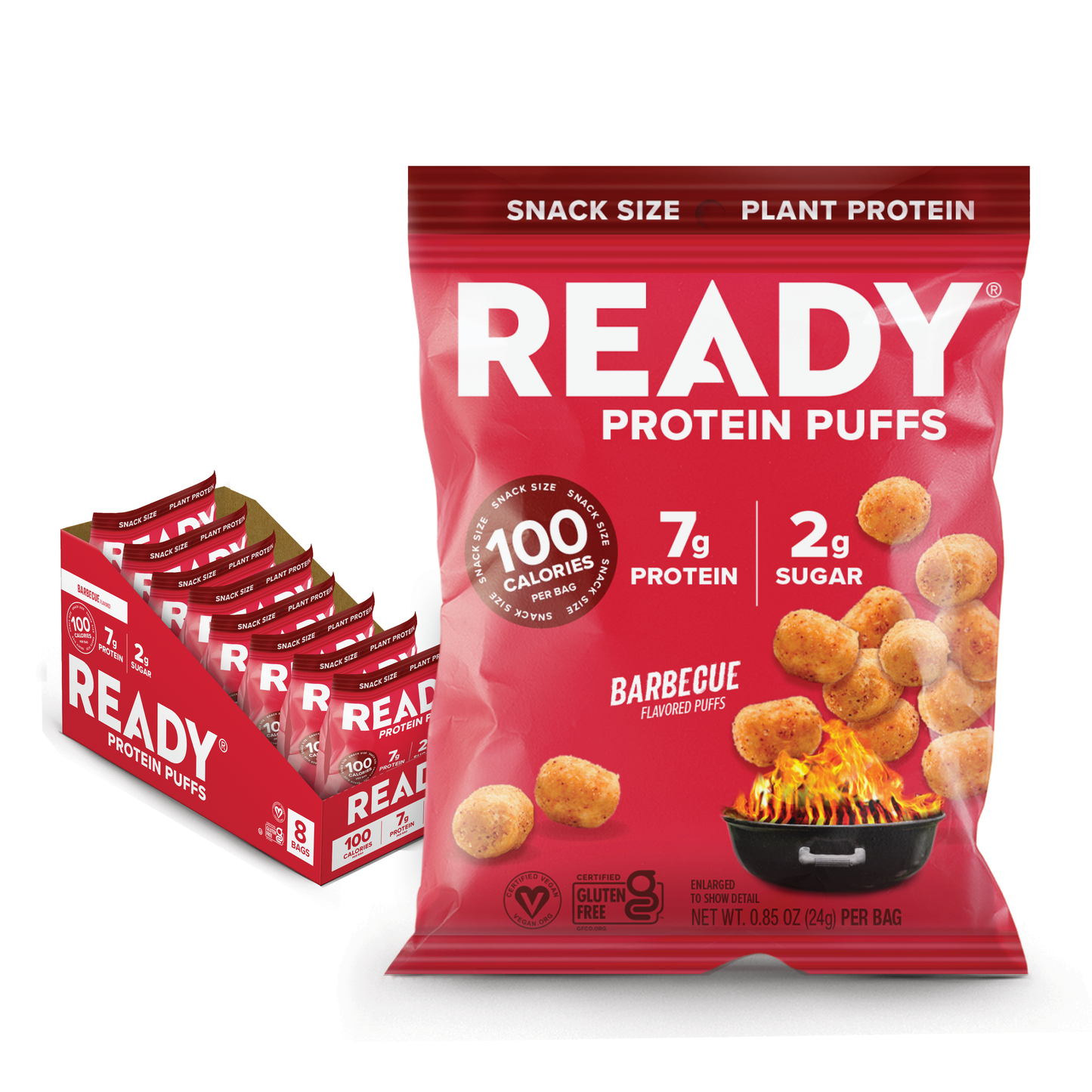 Protein Puffs Barbecue 100 Calorie Snack Pack (PAF)