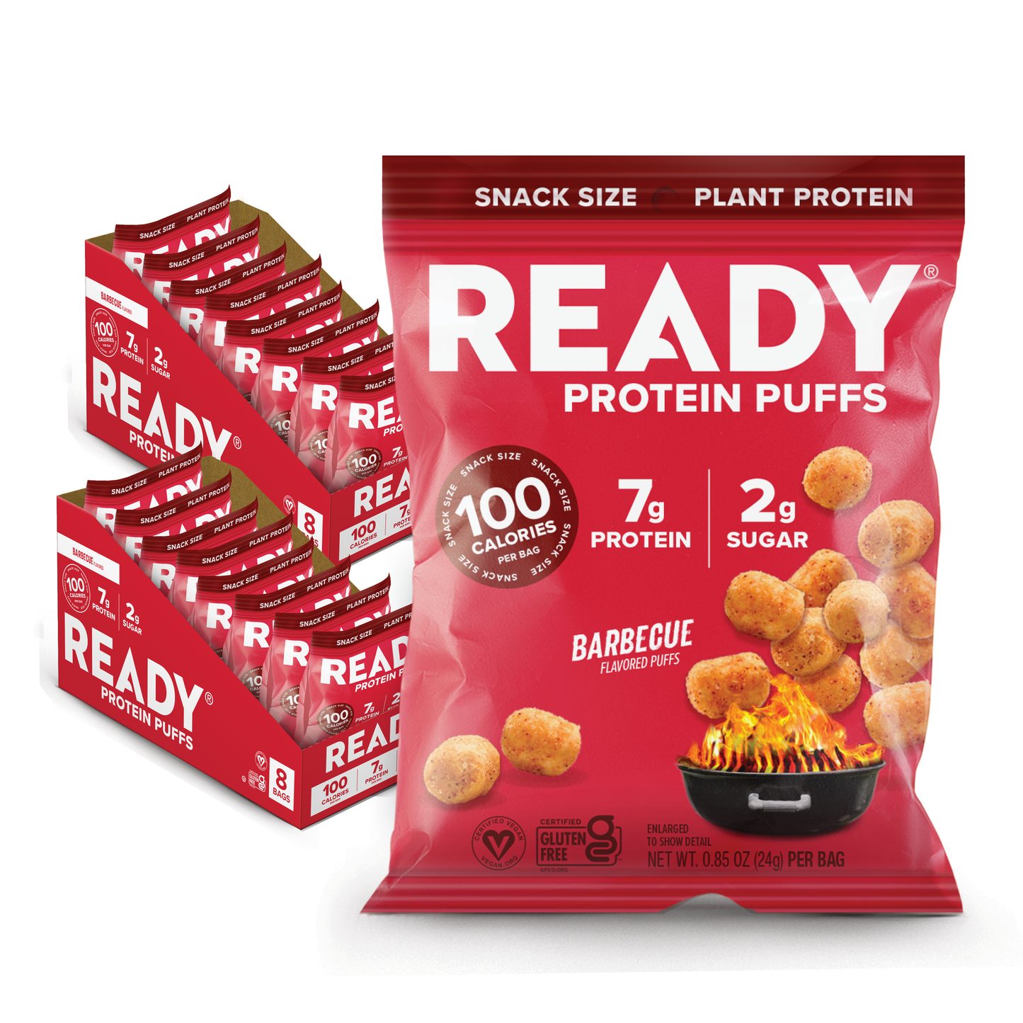 Protein Puffs Barbecue 100 Calorie Snack Pack (PAF)