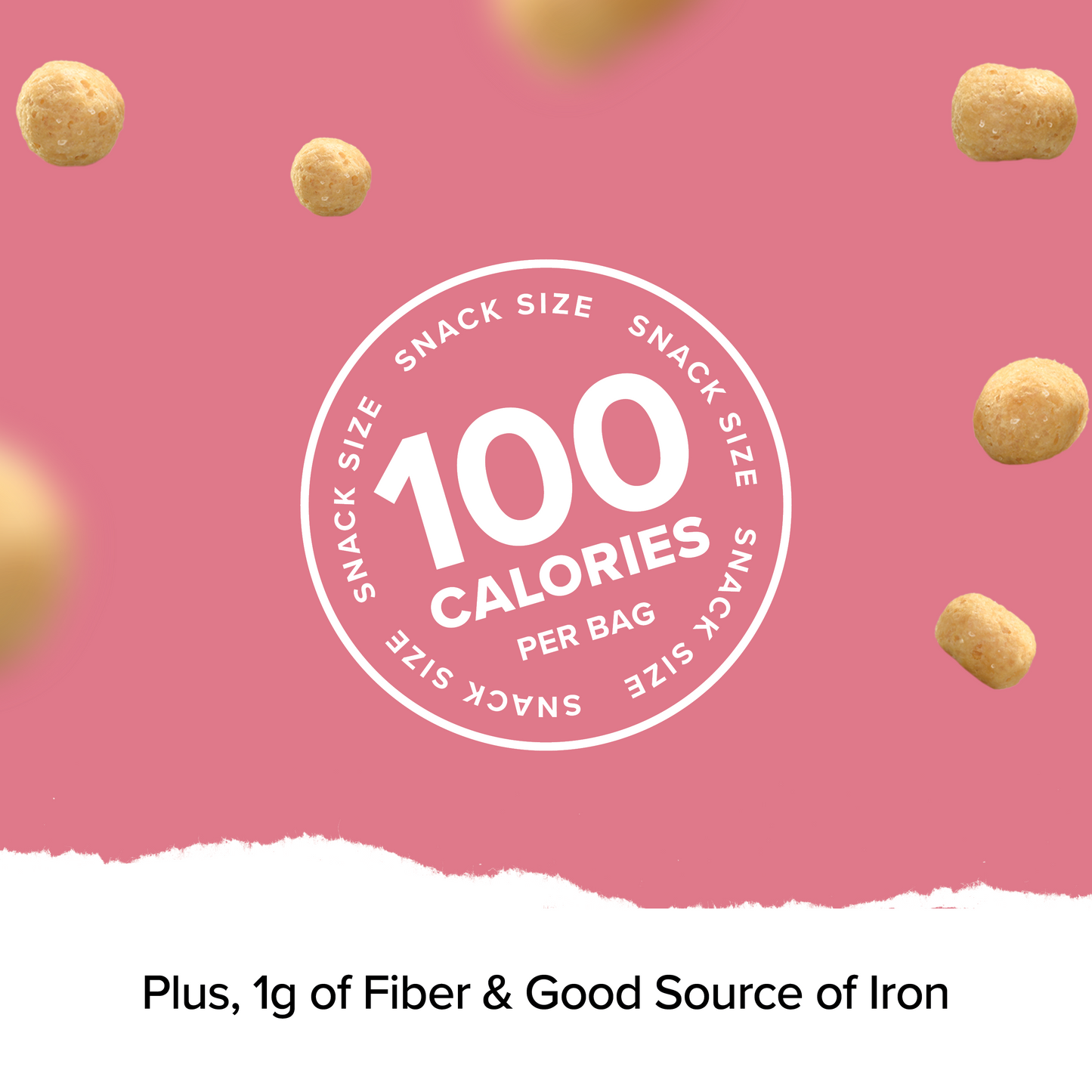 Protein Puffs Pink Himalayan Sea Salt 100 Calorie Snack Pack (PAF)