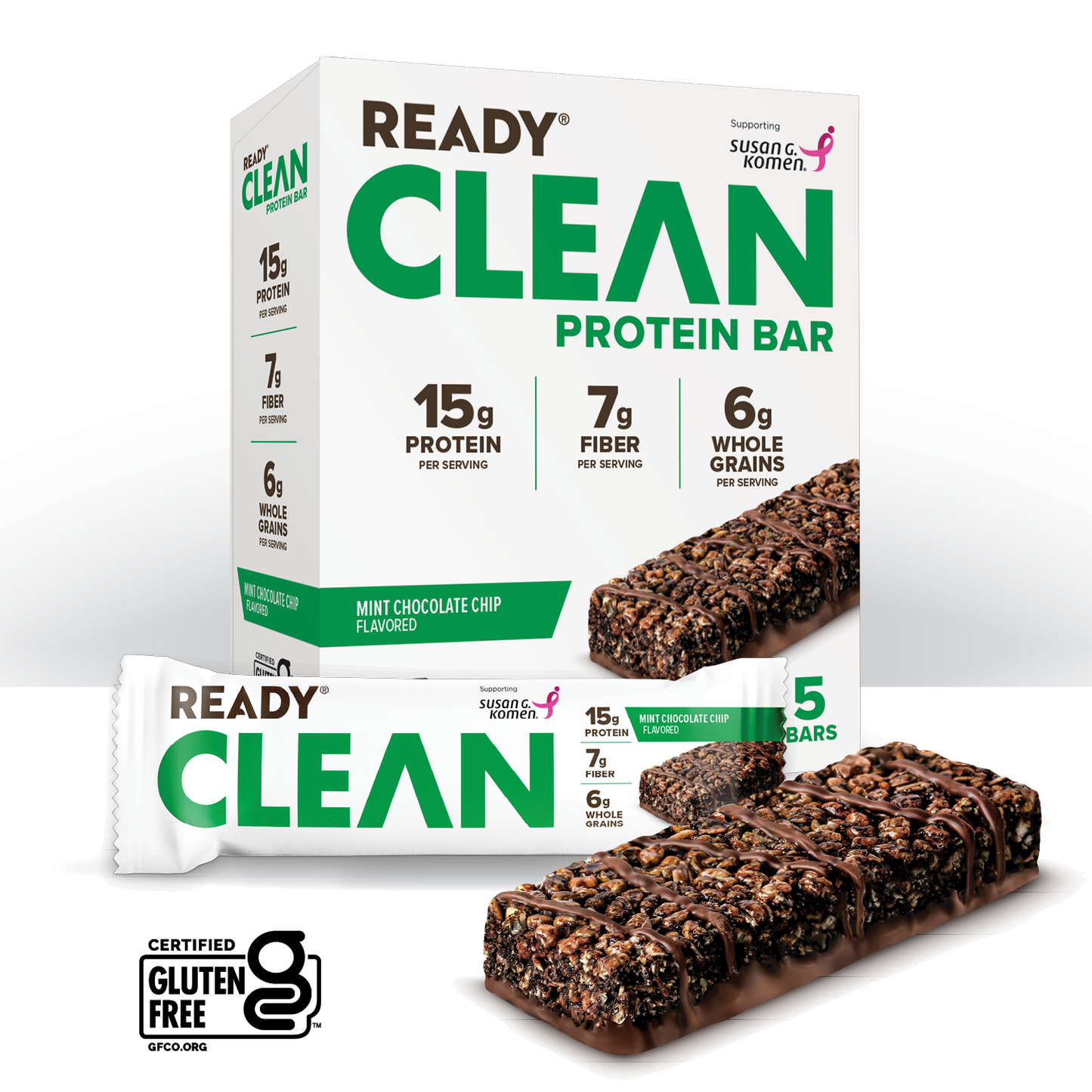 Ready® Protein Bar - Mint Chocolate Chip, 5ct (PAF)