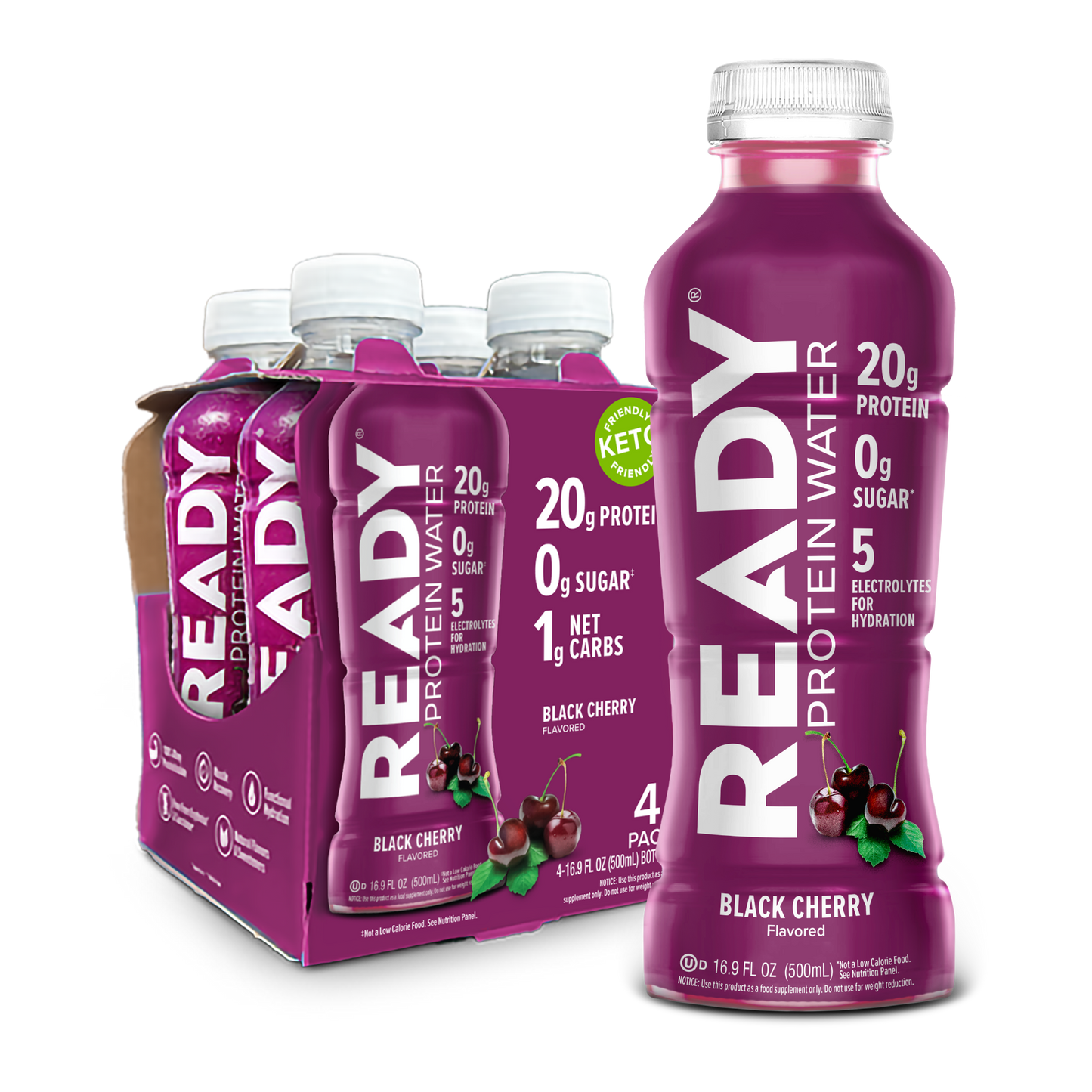 Black Cherry x Orange Mango Clear Protein Water