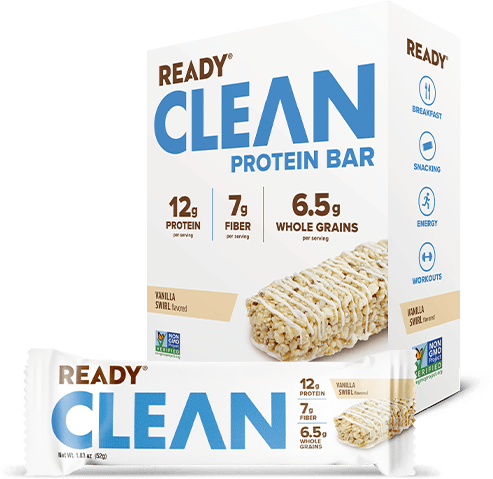 Ready Vanilla Swirl Clean Protein Bar