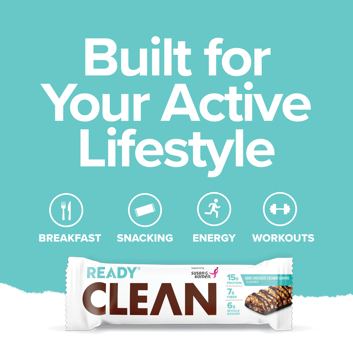 Ready® Clean Bar Dark Chocolate Coconut Almond