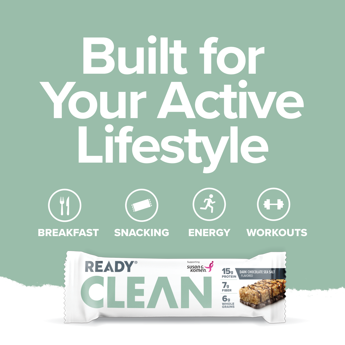 Ready® Clean Bar Dark Chocolate Sea Salt