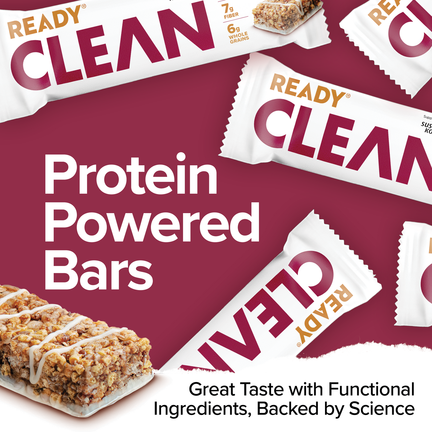 Ready® Clean Bar Iced Oatmeal Cookie