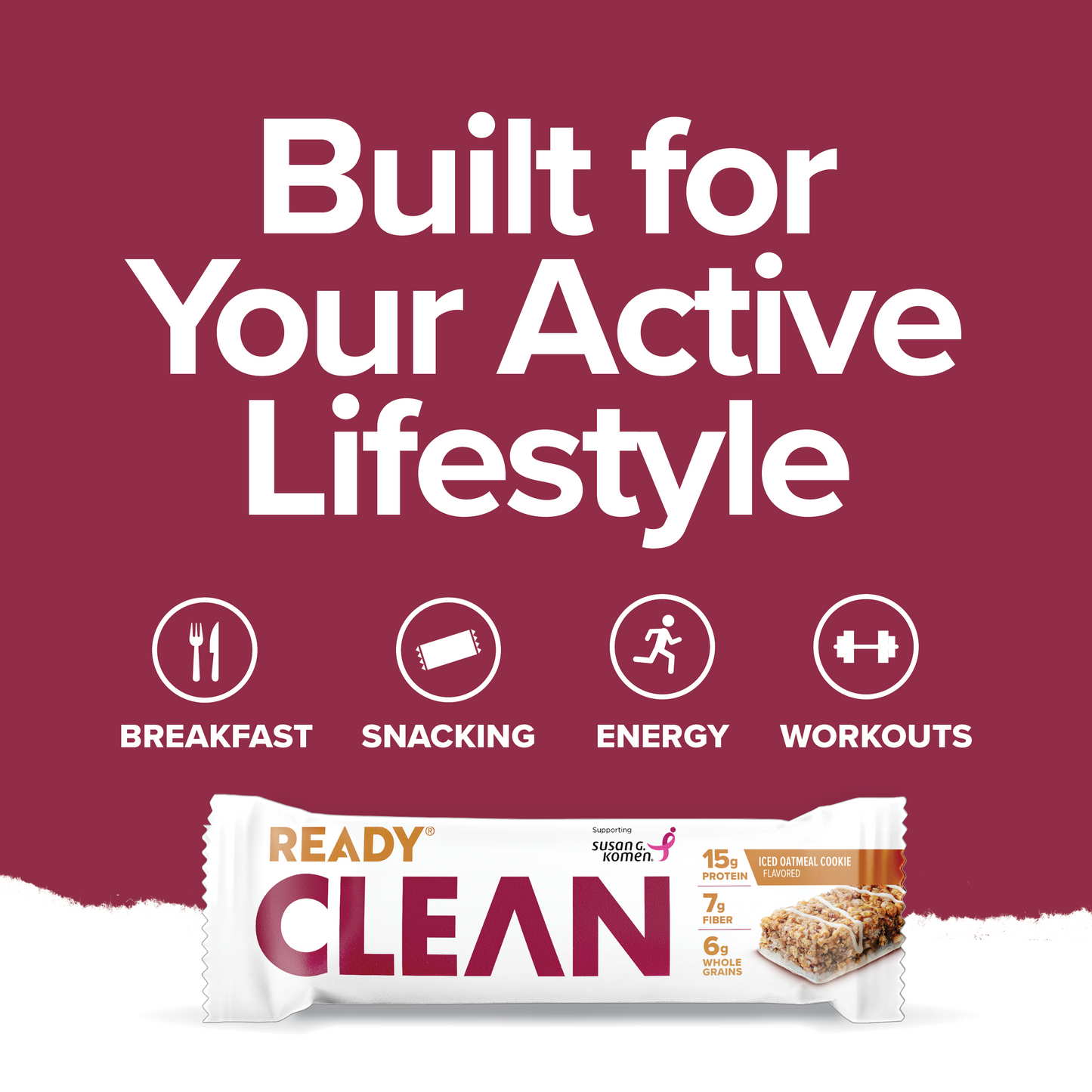 Ready® Clean Bar Iced Oatmeal Cookie