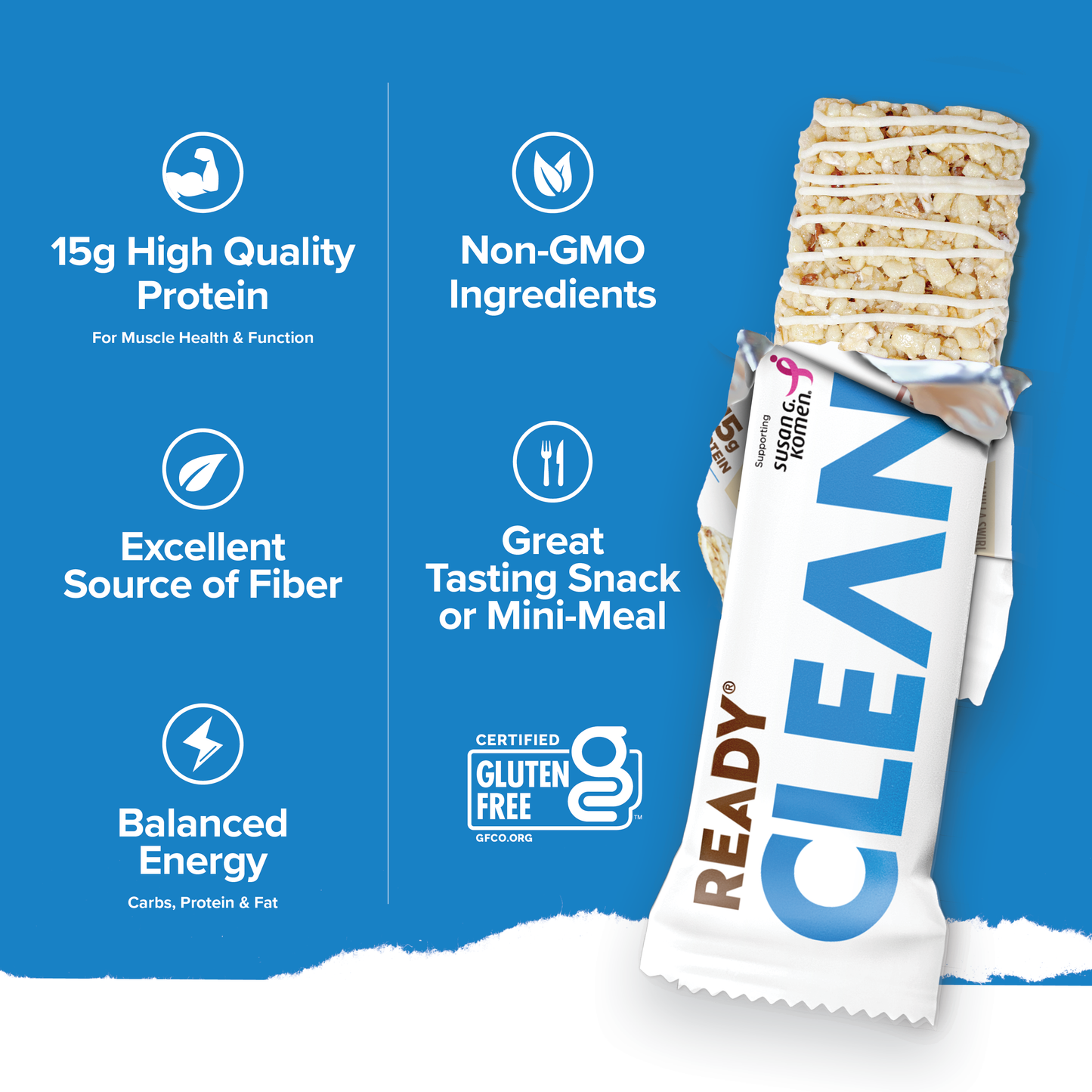 Ready® Clean Bar Vanilla Swirl