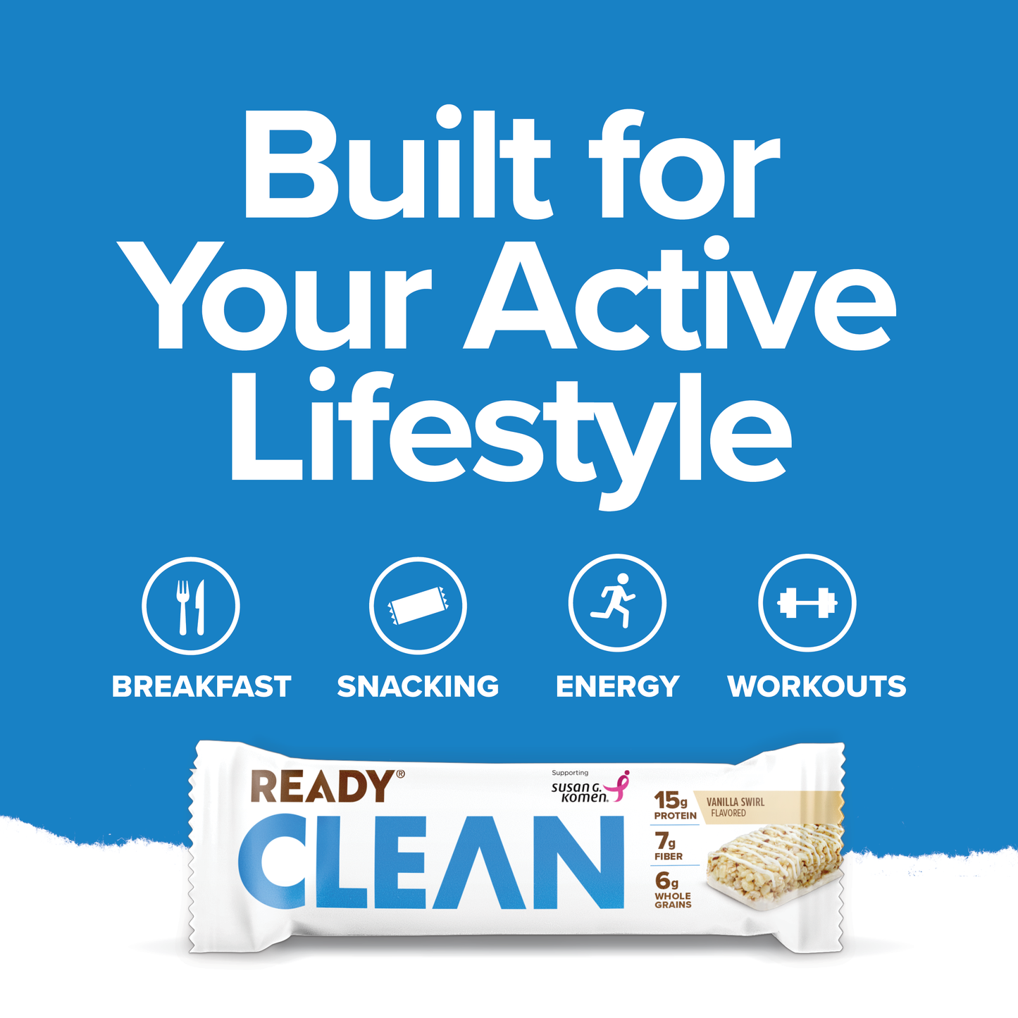 Ready® Clean Bar Vanilla Swirl