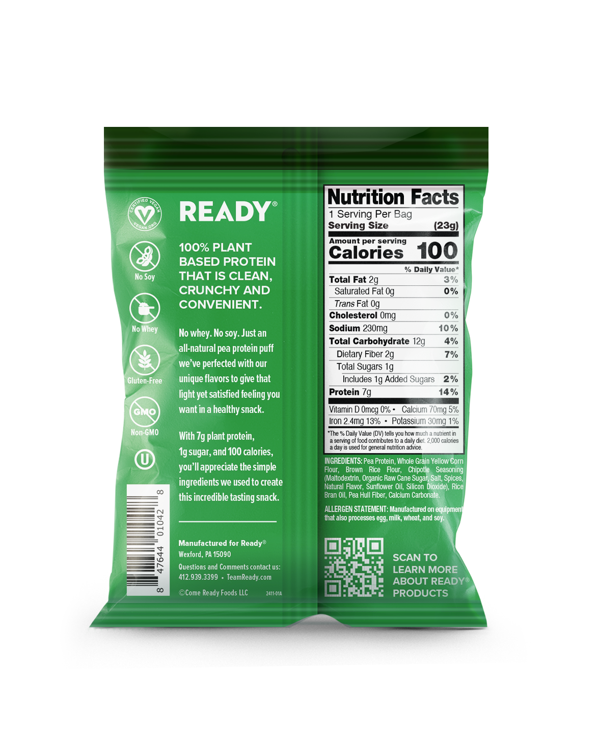 Protein Puffs Chipotle 100 Calorie Snack Pack