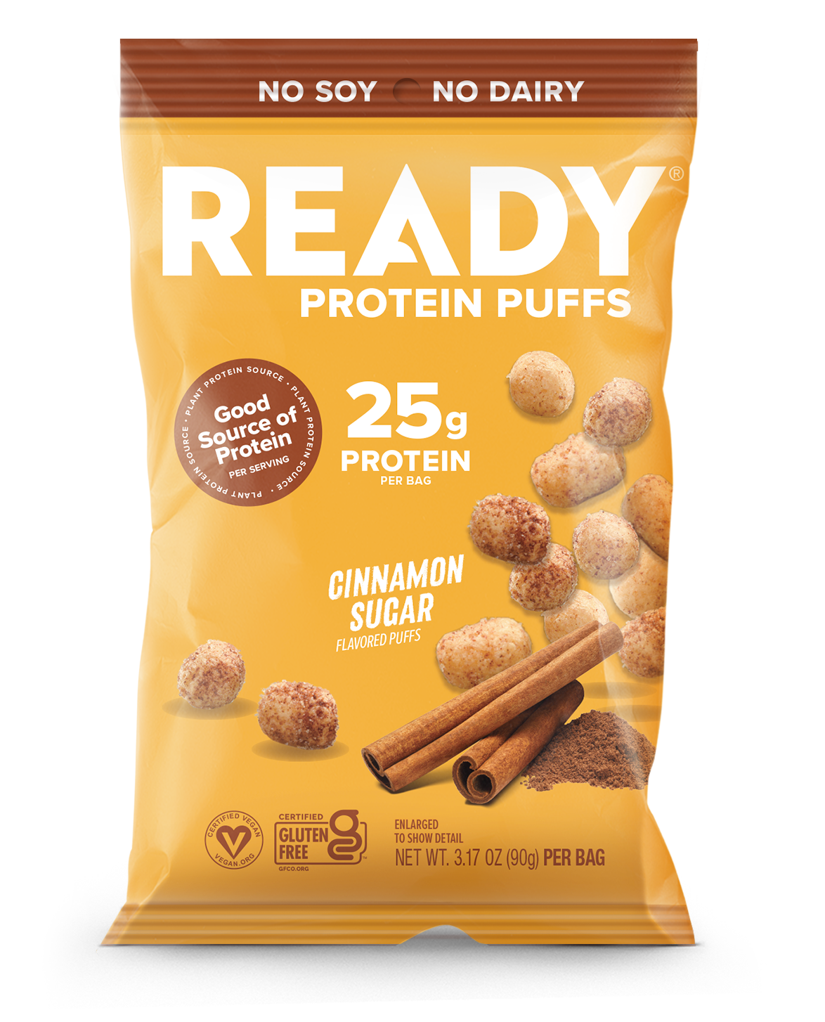 Protein Puffs Cinnamon Sugar 2.5 Servings Pack