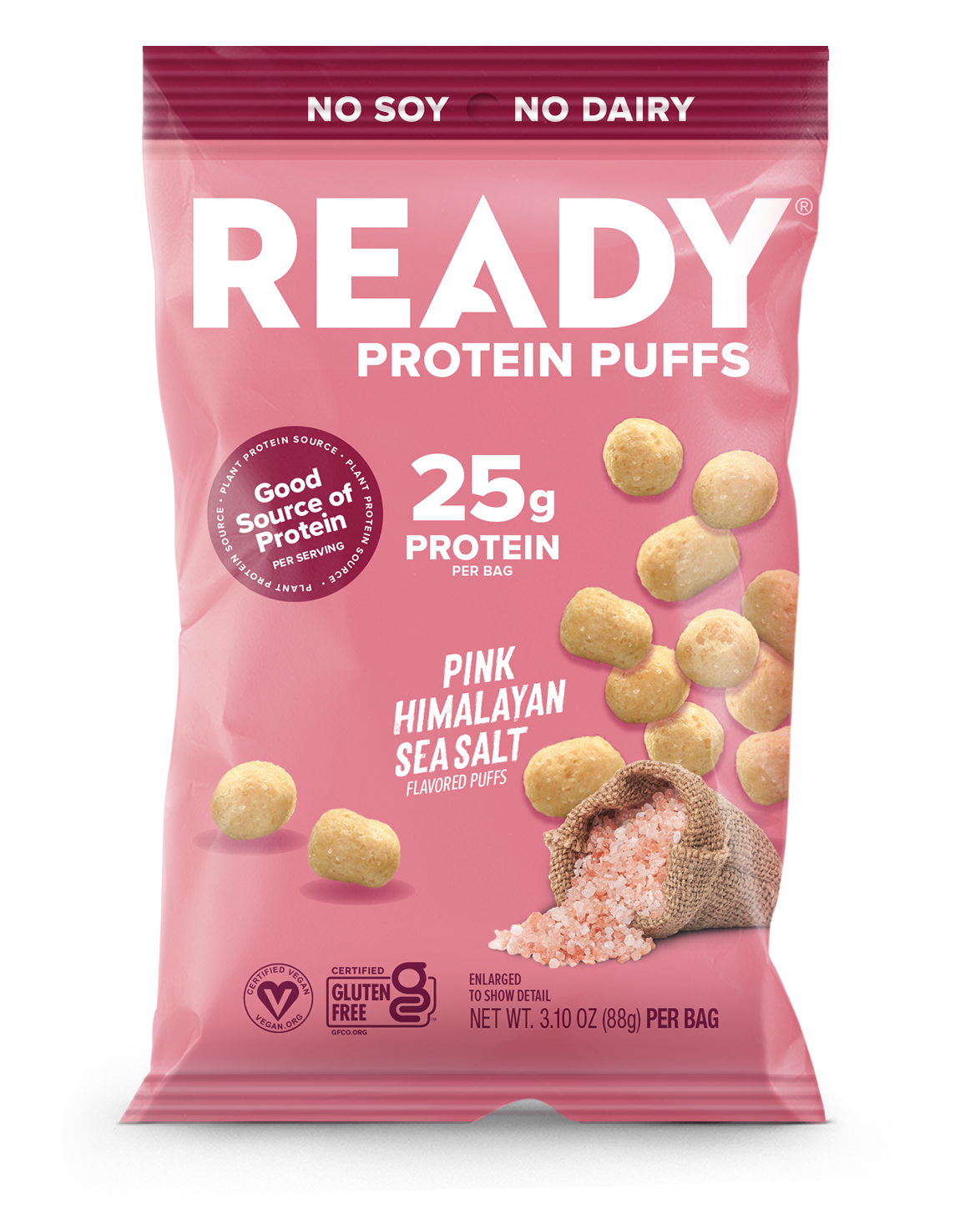 Protein Puffs Pink Himalayan Sea Salt 2.5 Servings Pack