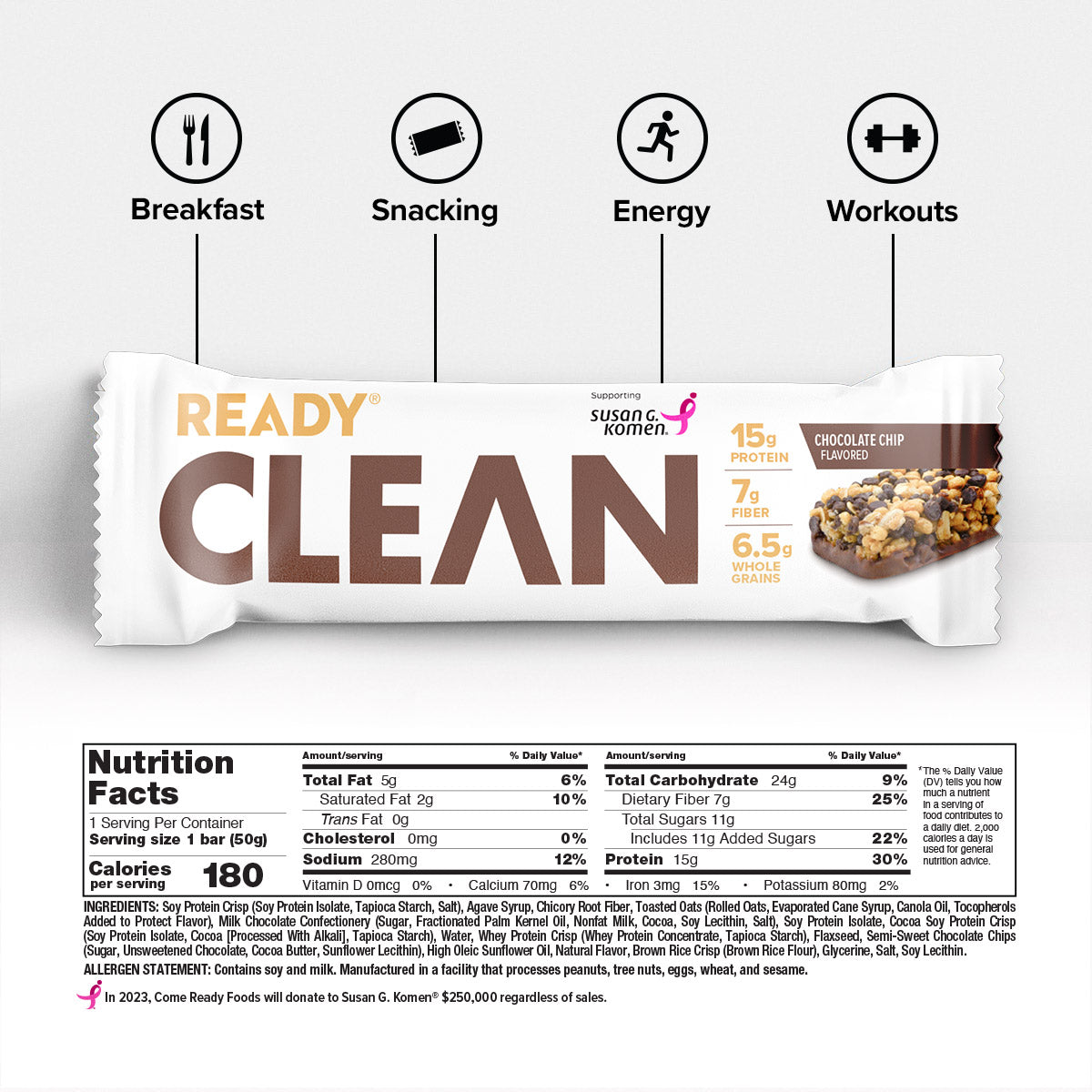 Ready® Clean Bar Chocolate Chip