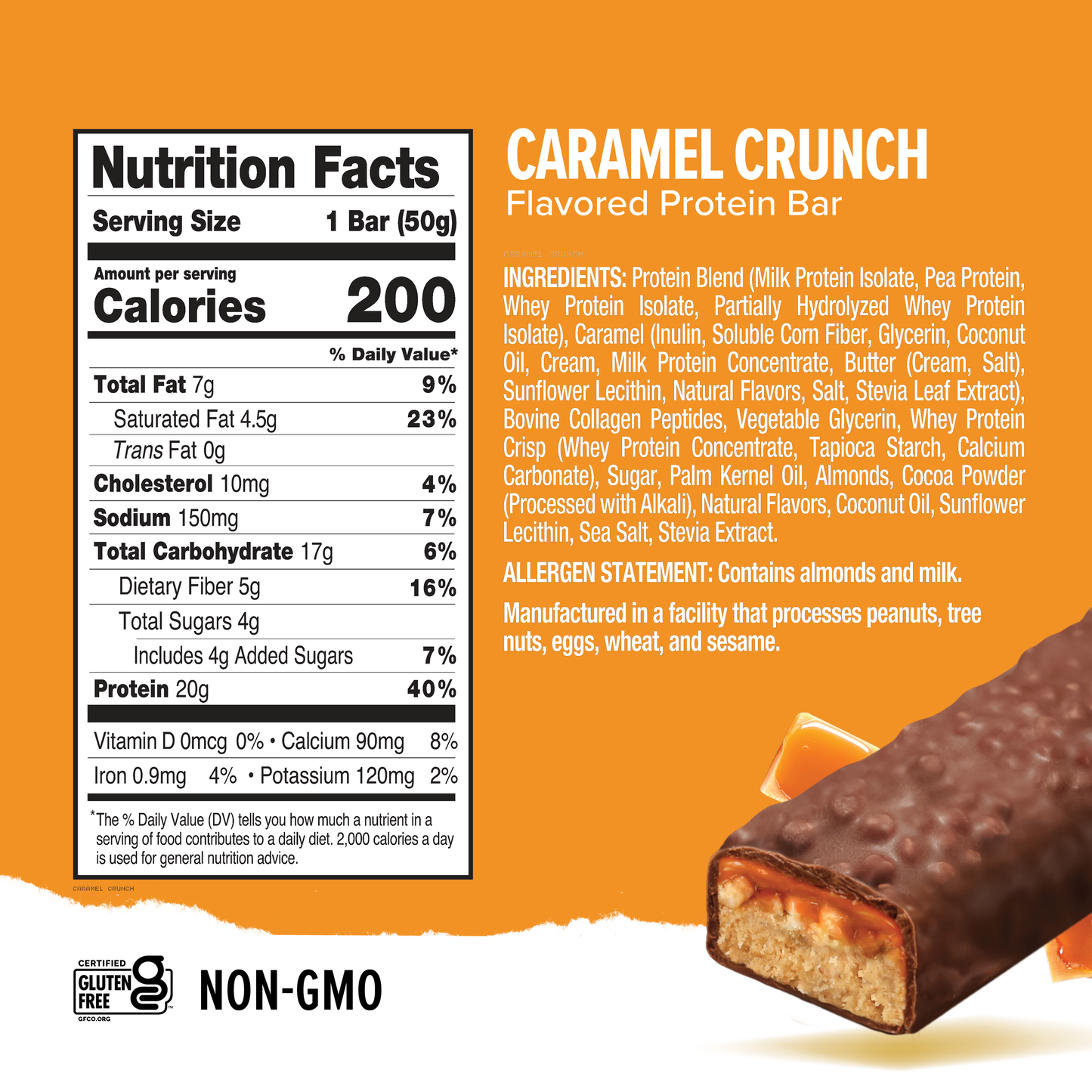 Ready® High Protein 20G Bar - Caramel Crunch