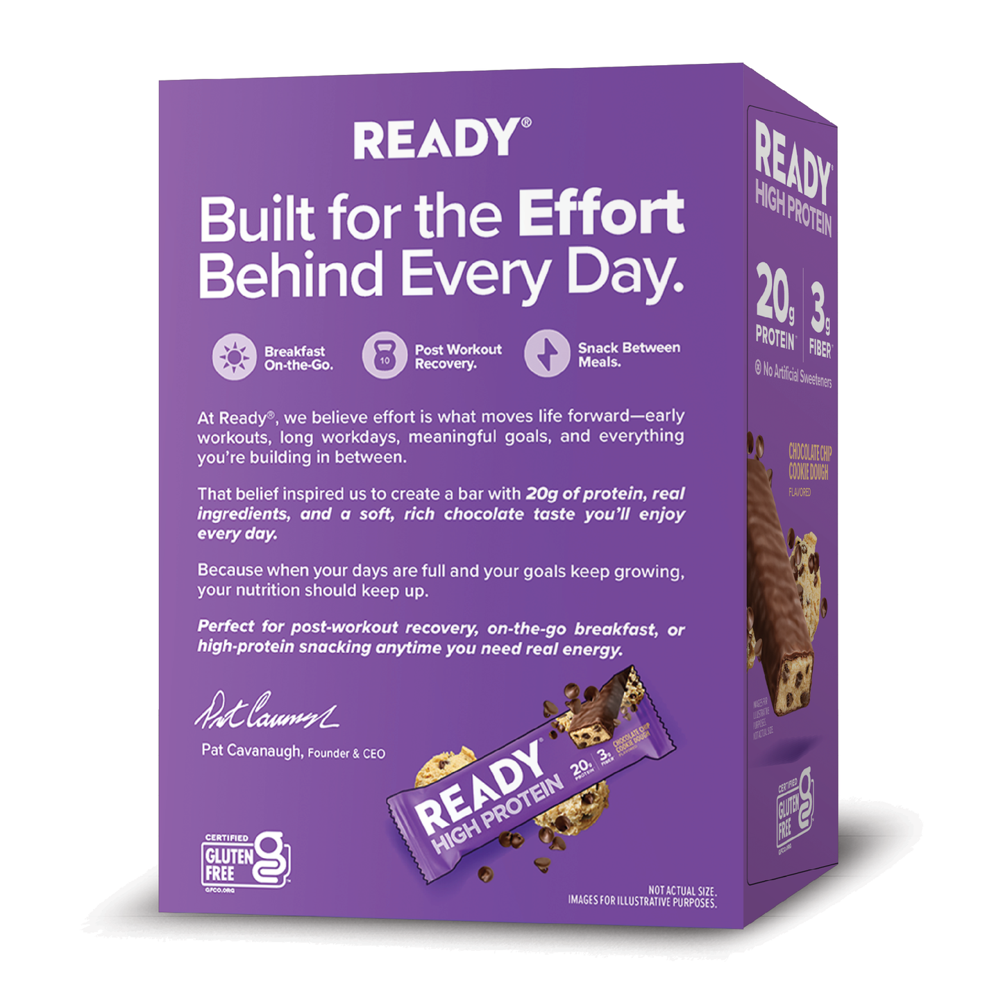 Ready® High Protein 20G Bar - Chocolate Chip Cookie Dough