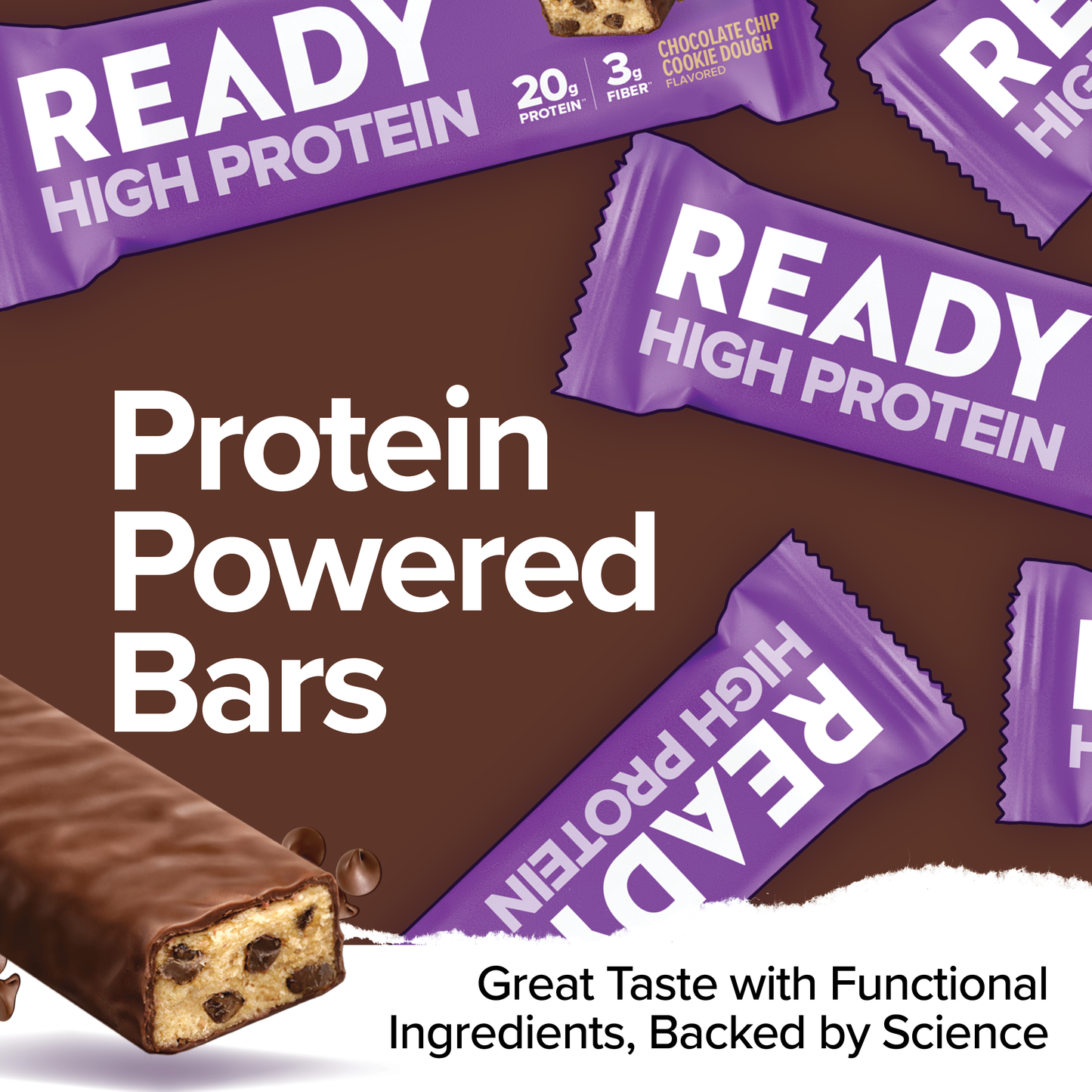 Ready® High Protein 20G Bar - Chocolate Chip Cookie Dough
