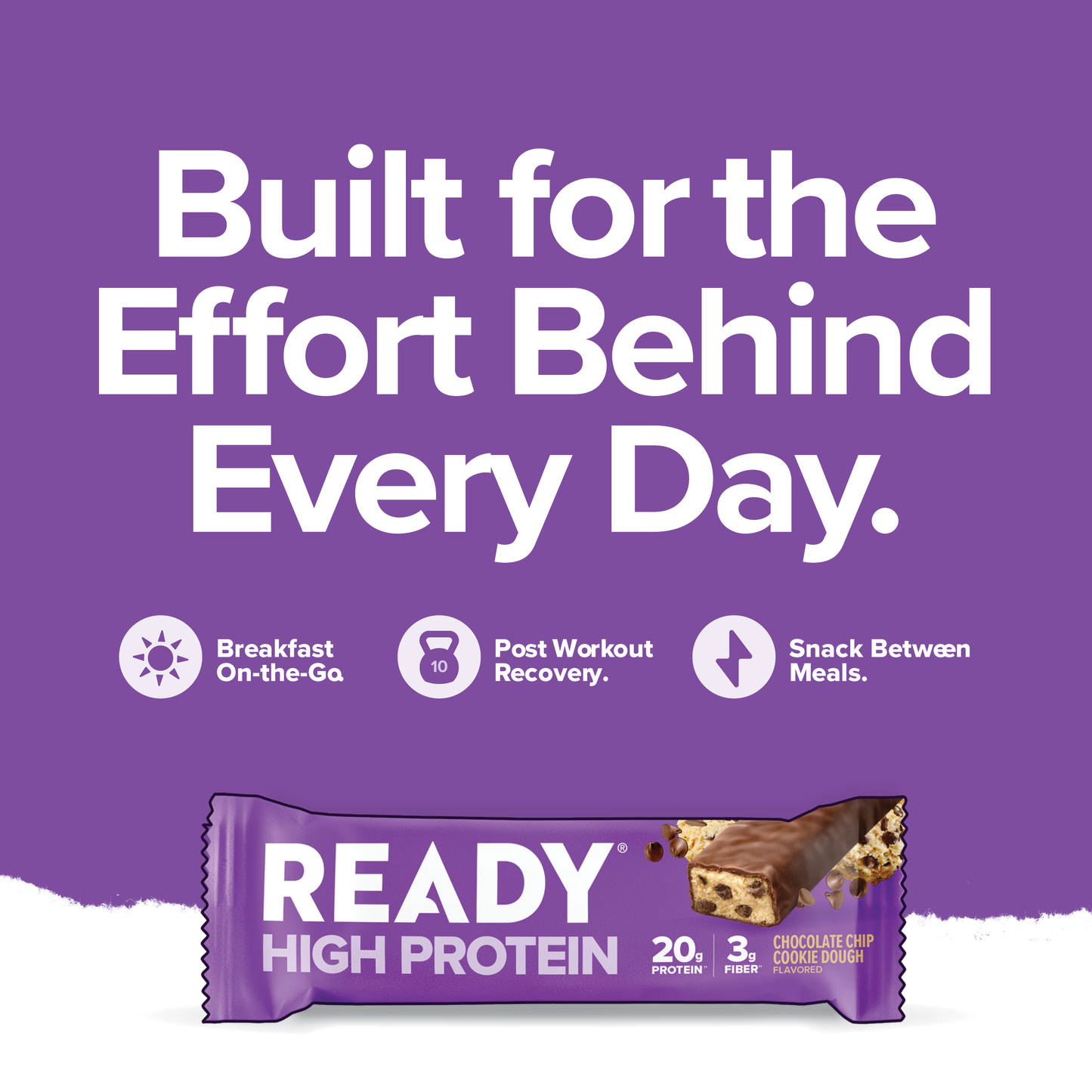 Ready® High Protein 20G Bar - Chocolate Chip Cookie Dough