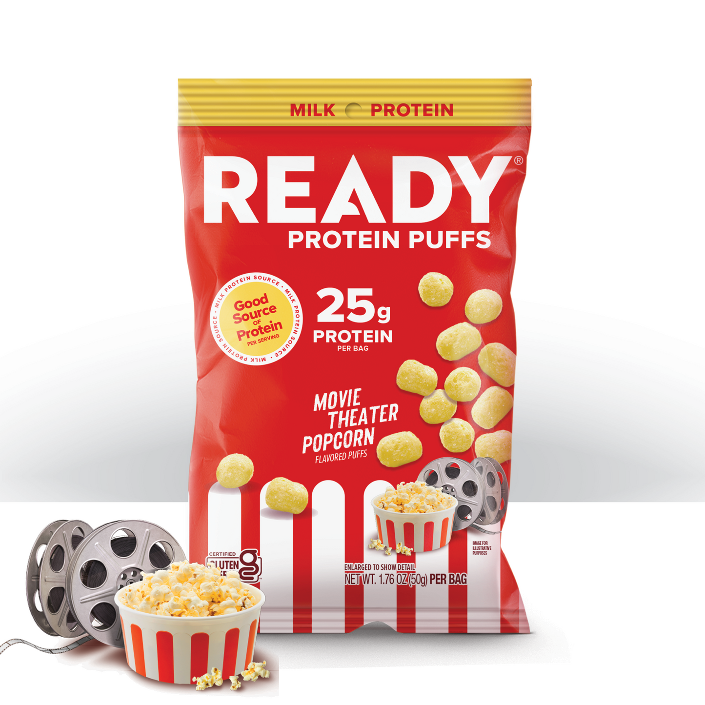 [NEW!] Protein Puffs Movie Theater Popcorn 2.5 Servings Pack