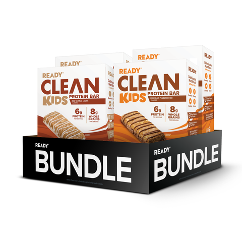 Ready® Clean Kids Whole Grain Protein Bar Iced Oatmeal Cookie + Chocolate Peanut Butter Bundle