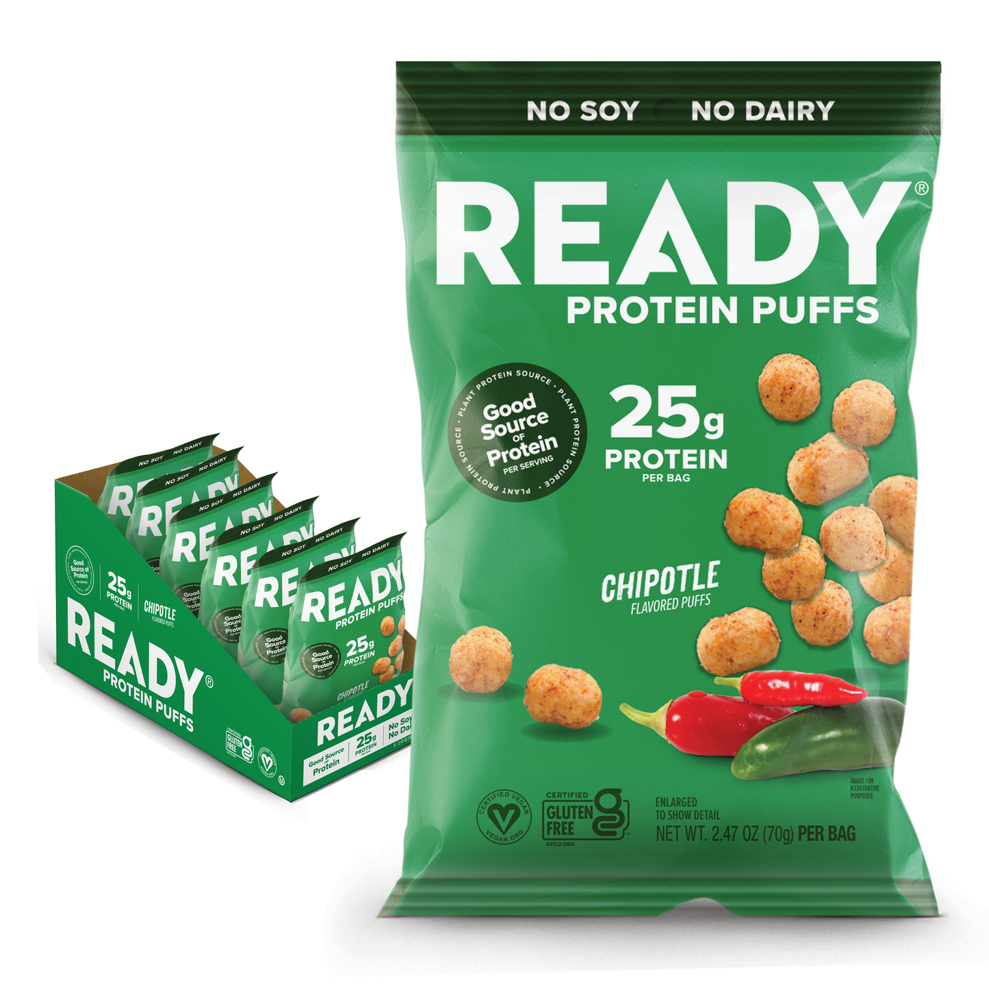 Protein Puffs Chipotle, 2.5 Servings