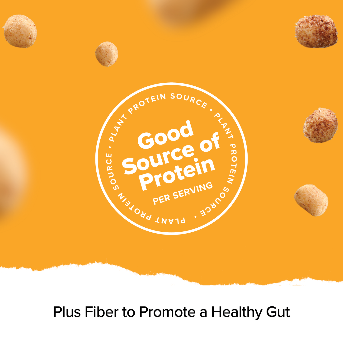 Protein Puffs Cinnamon Sugar, 2.5 Servings