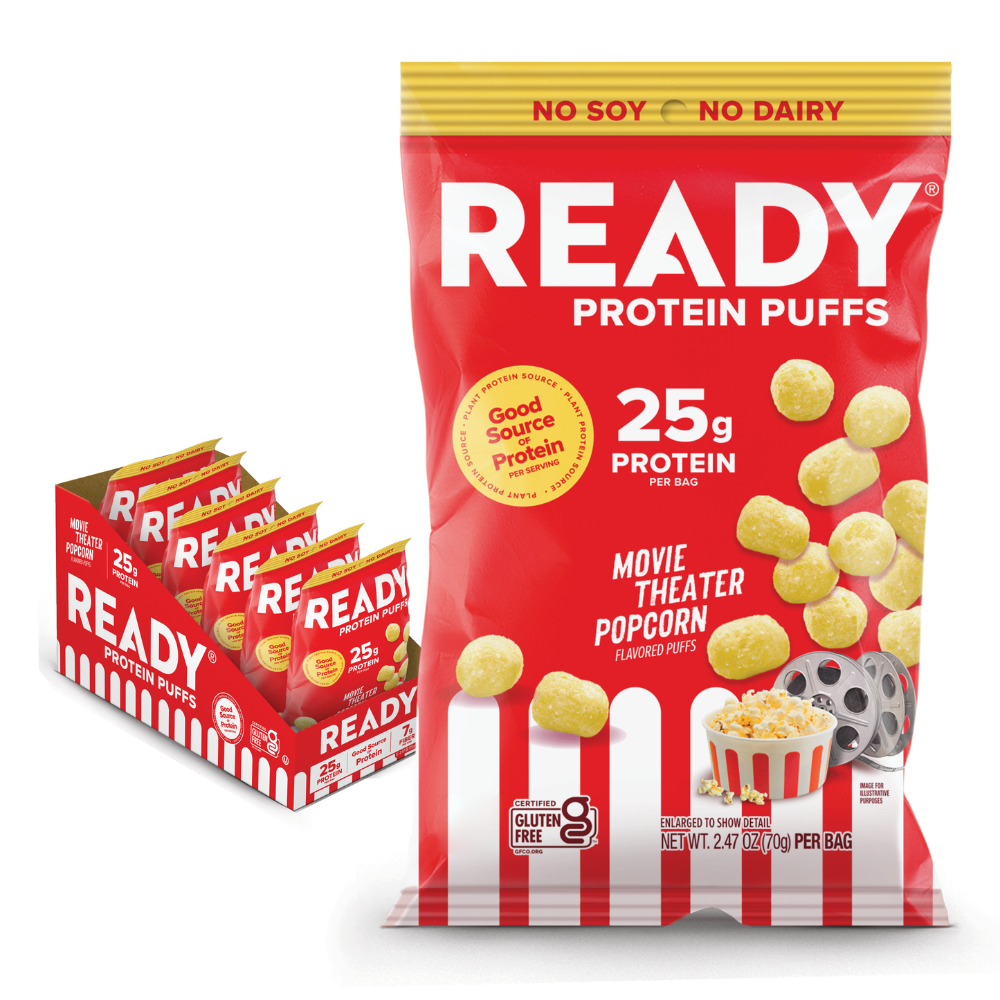 Protein Puffs Movie Theater Popcorn, 2.5 Servings