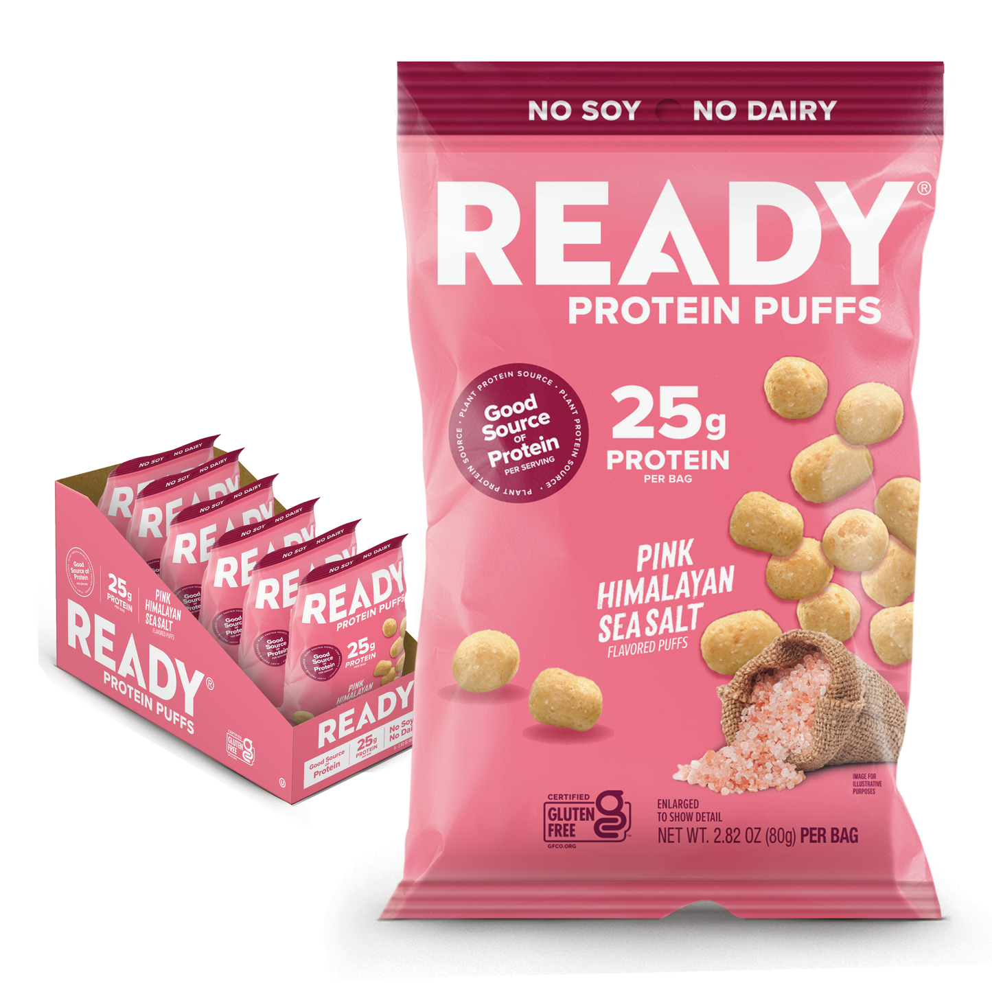 Protein Puffs Pink Himalayan Sea Salt, 2.5 Servings