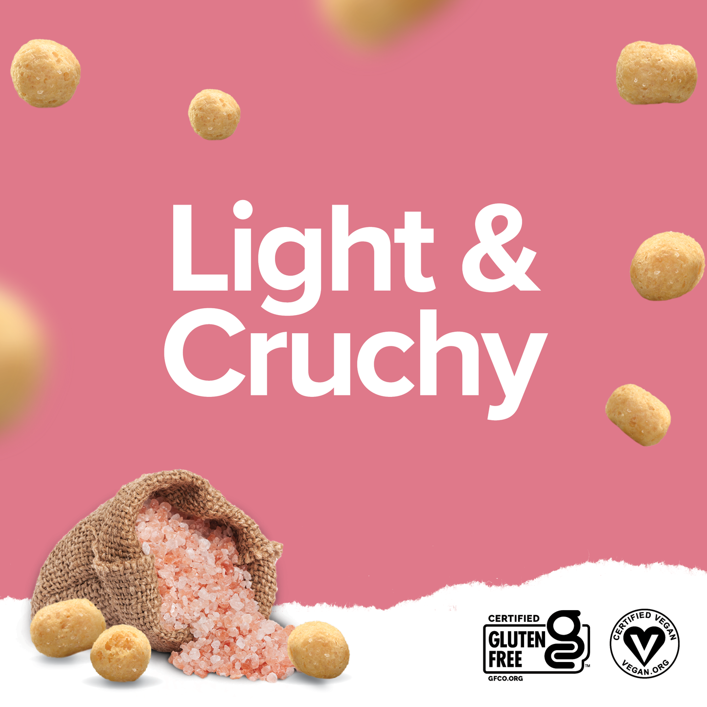 Protein Puffs Pink Himalayan Sea Salt, 2.5 Servings