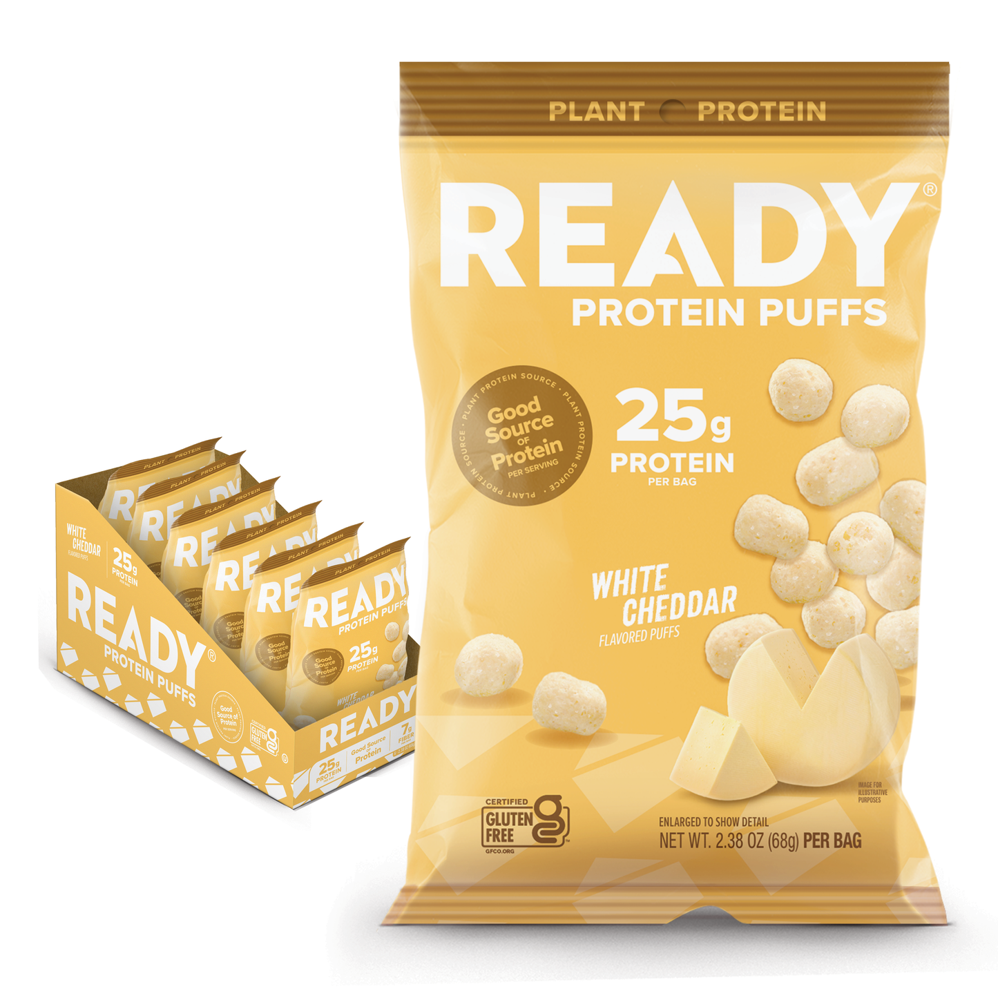 Protein Puffs White Cheddar, 2.5 Servings