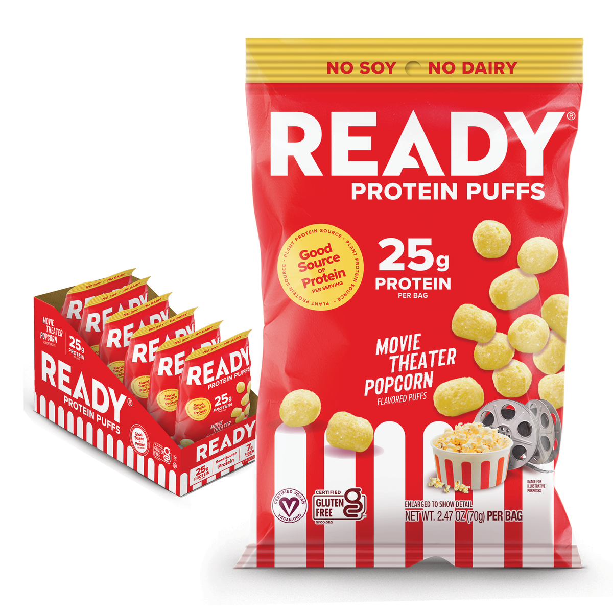 Protein Puffs Movie Theater Popcorn, 2.5 Servings