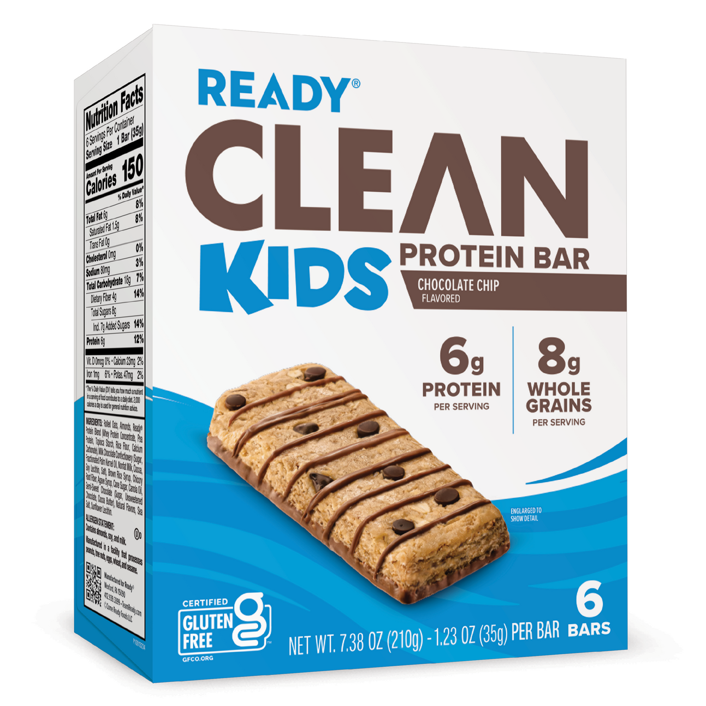 Ready® Clean Kids Whole Grain Protein Bar Chocolate Chip