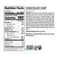 nutrition label for Ready Clean protein bar chocolate chip flavor