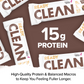 15g of high-quality protein with Ready Clean protein bars