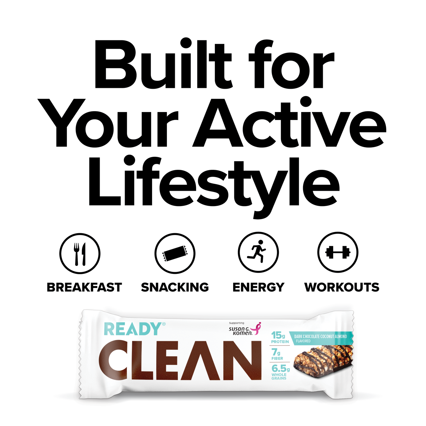 Ready® Clean Bar Dark Chocolate Coconut Almond