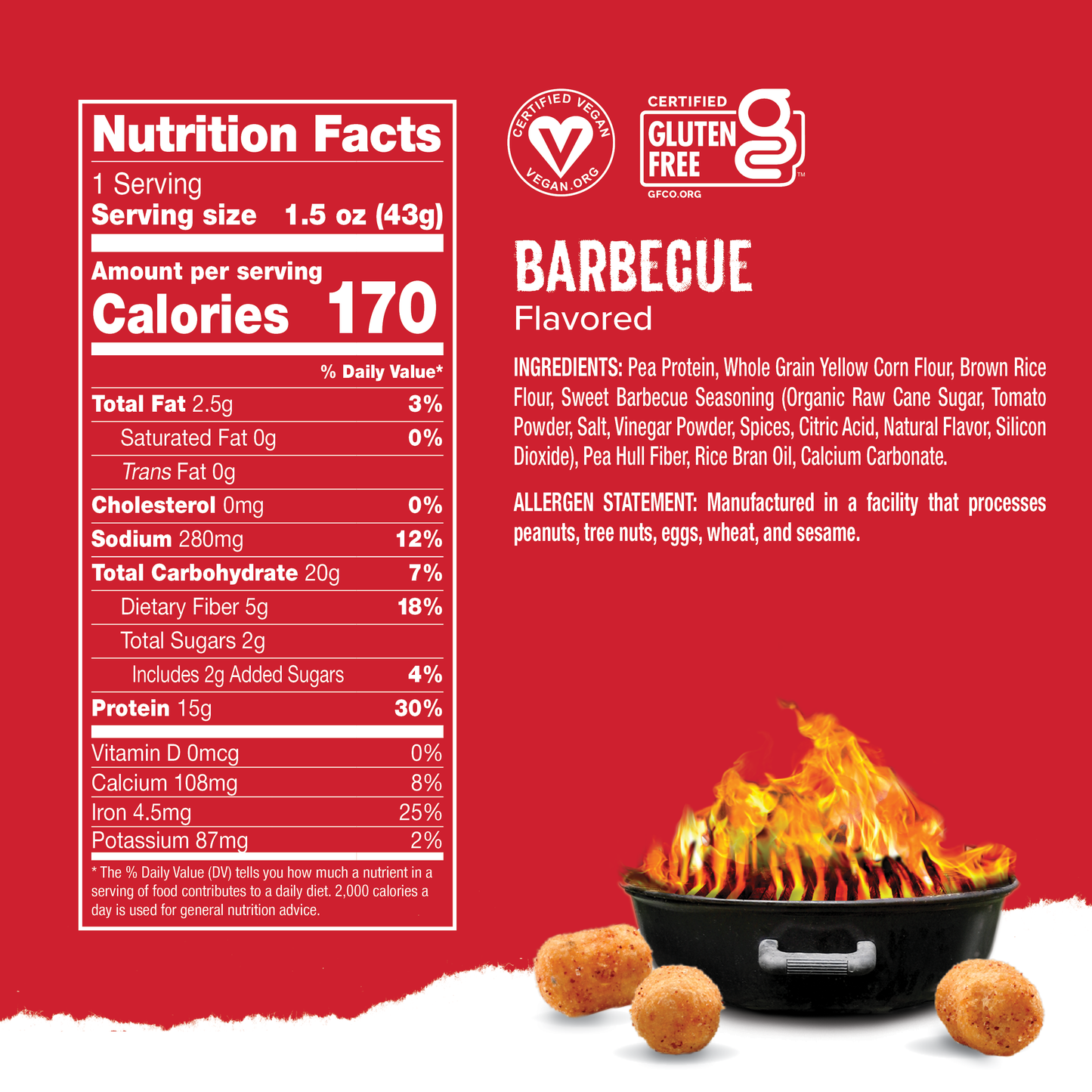 Protein Puffs Barbecue 8ct 1.5oz