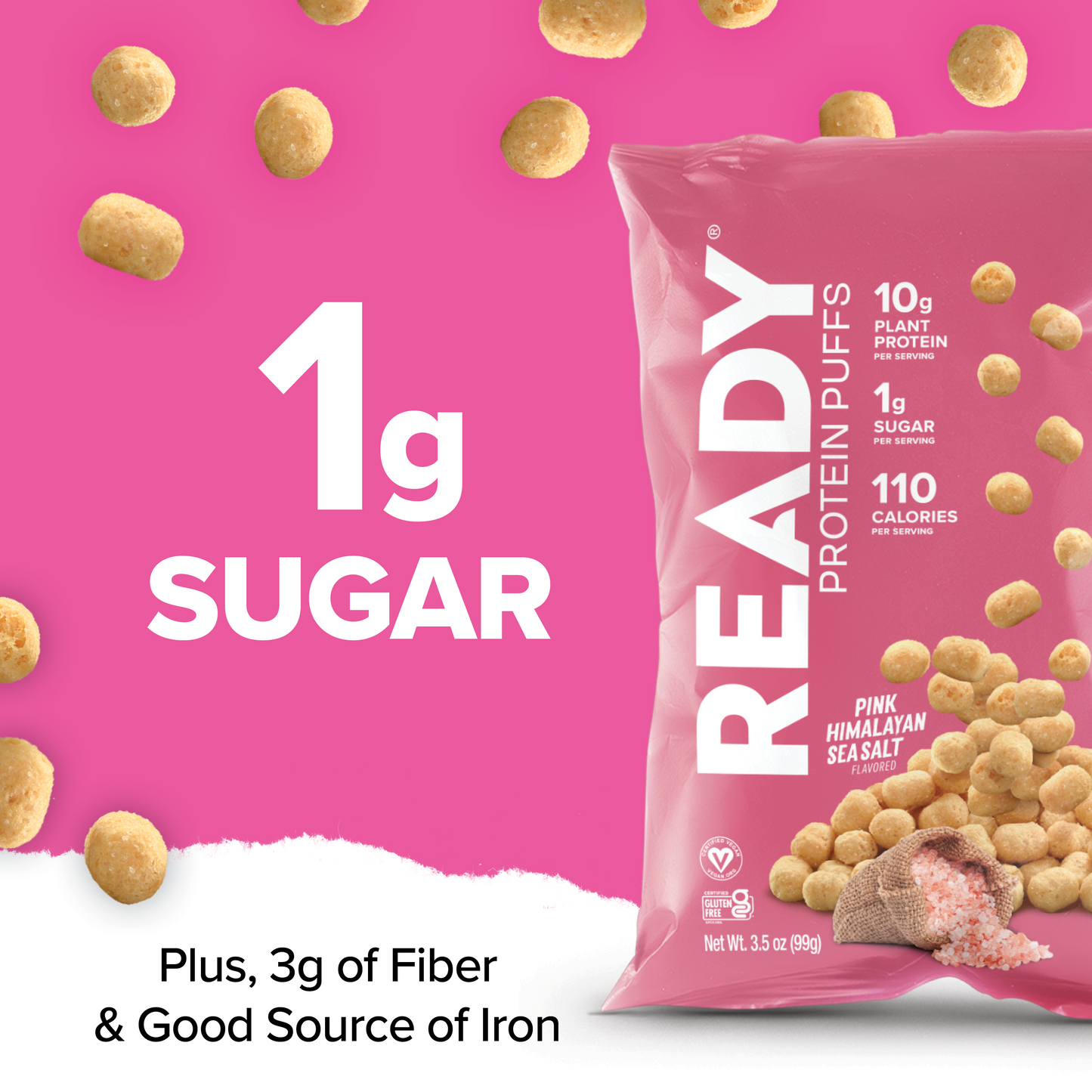 Protein Puffs Pink Himalayan Sea Salt