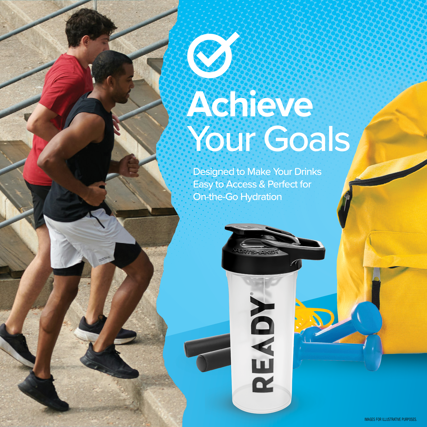 Ready® Shaker Bottles