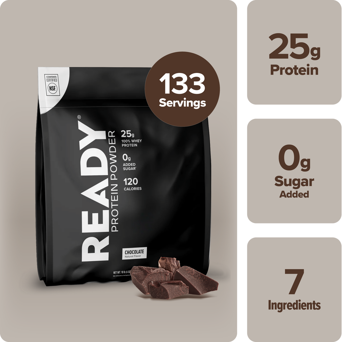 [LOW STOCK] Clean Protein Powder - Chocolate (10 lb) TEAM Edition