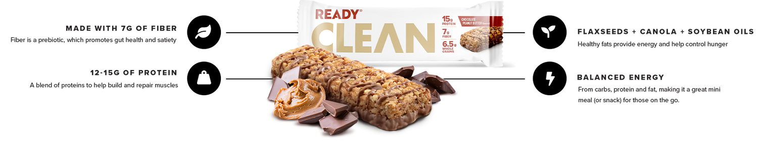 Health benefits of Ready Clean bars