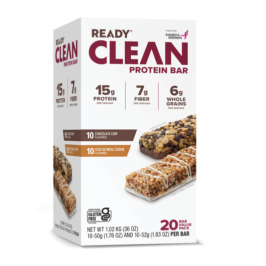 Ready® Clean Bar Chocolate Chip and Iced Oatmeal Cookie Variety Pack