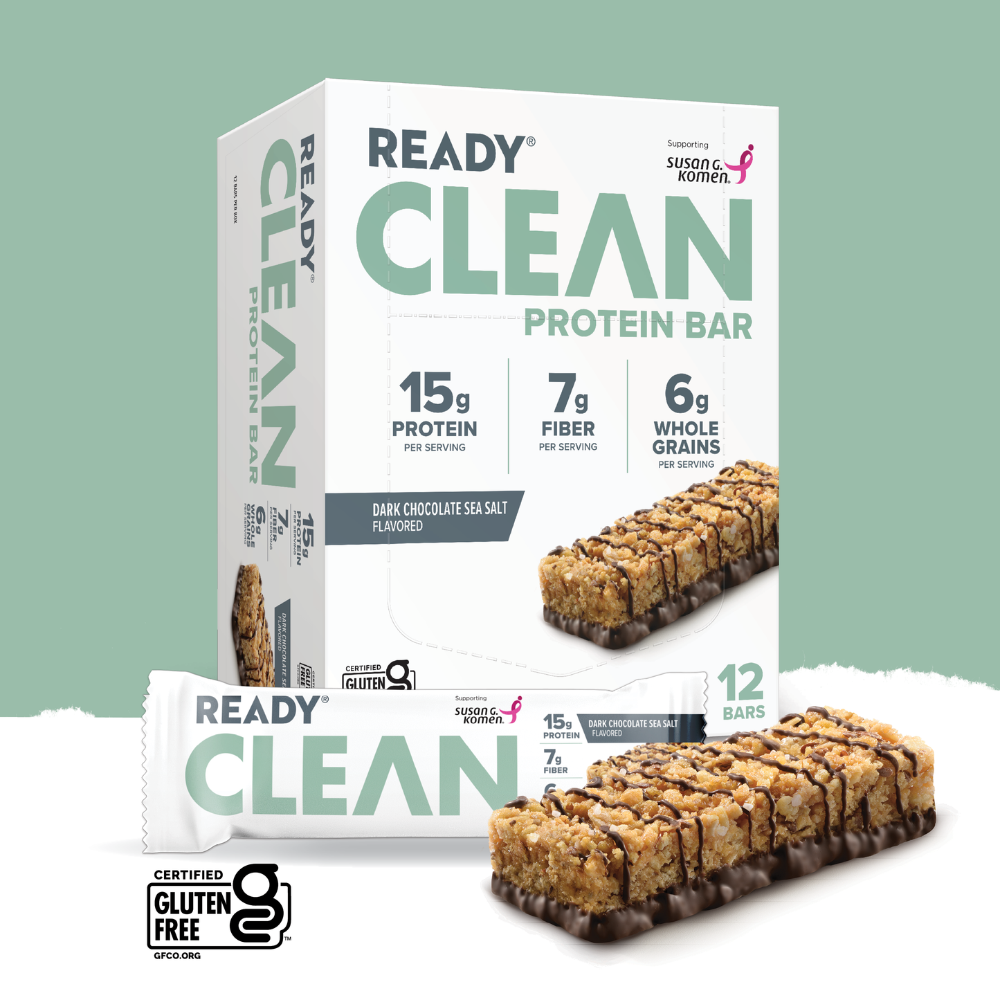 Ready® Clean Bar Dark Chocolate Sea Salt