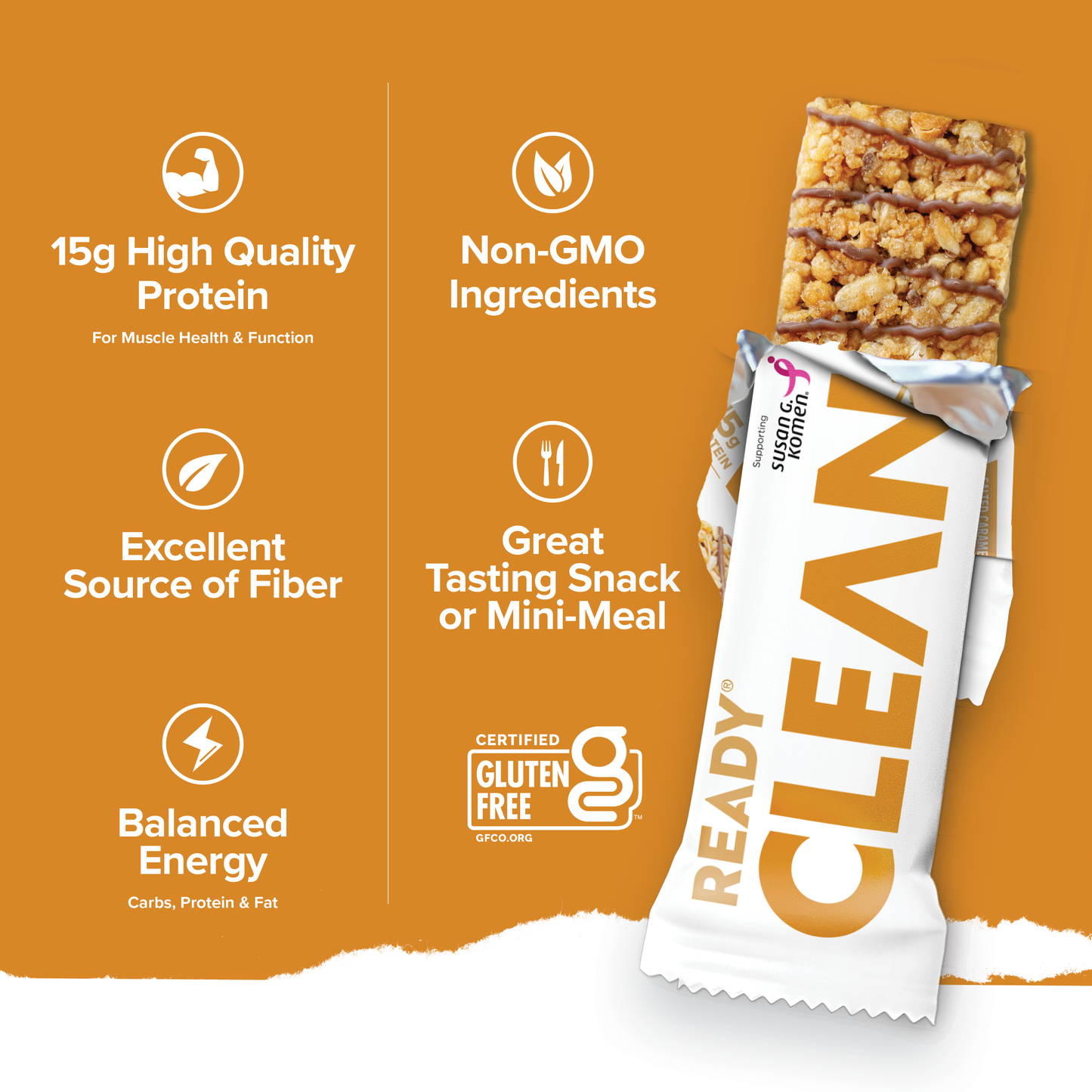 Ready® Clean Bar Salted Caramel Cashew