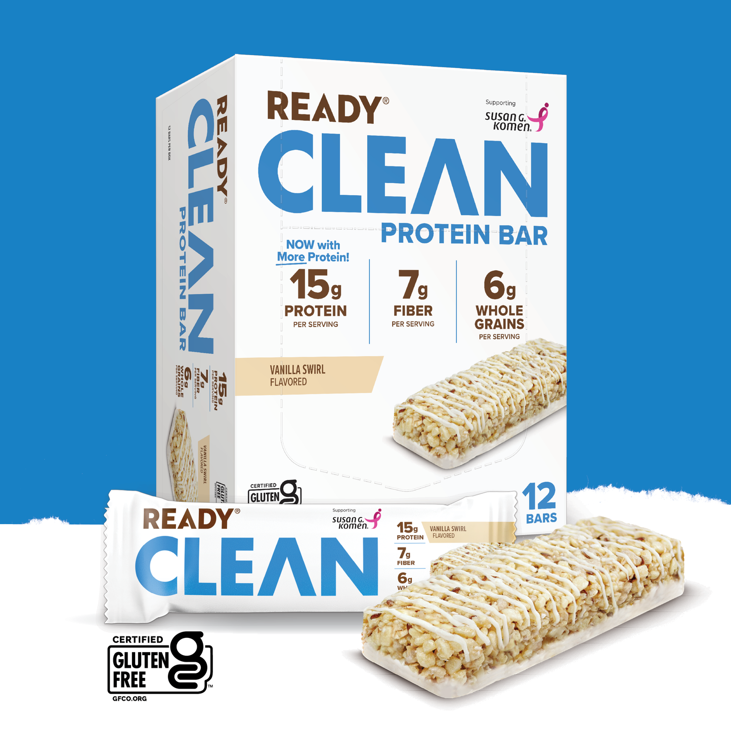 Ready® Clean Bar Vanilla Swirl